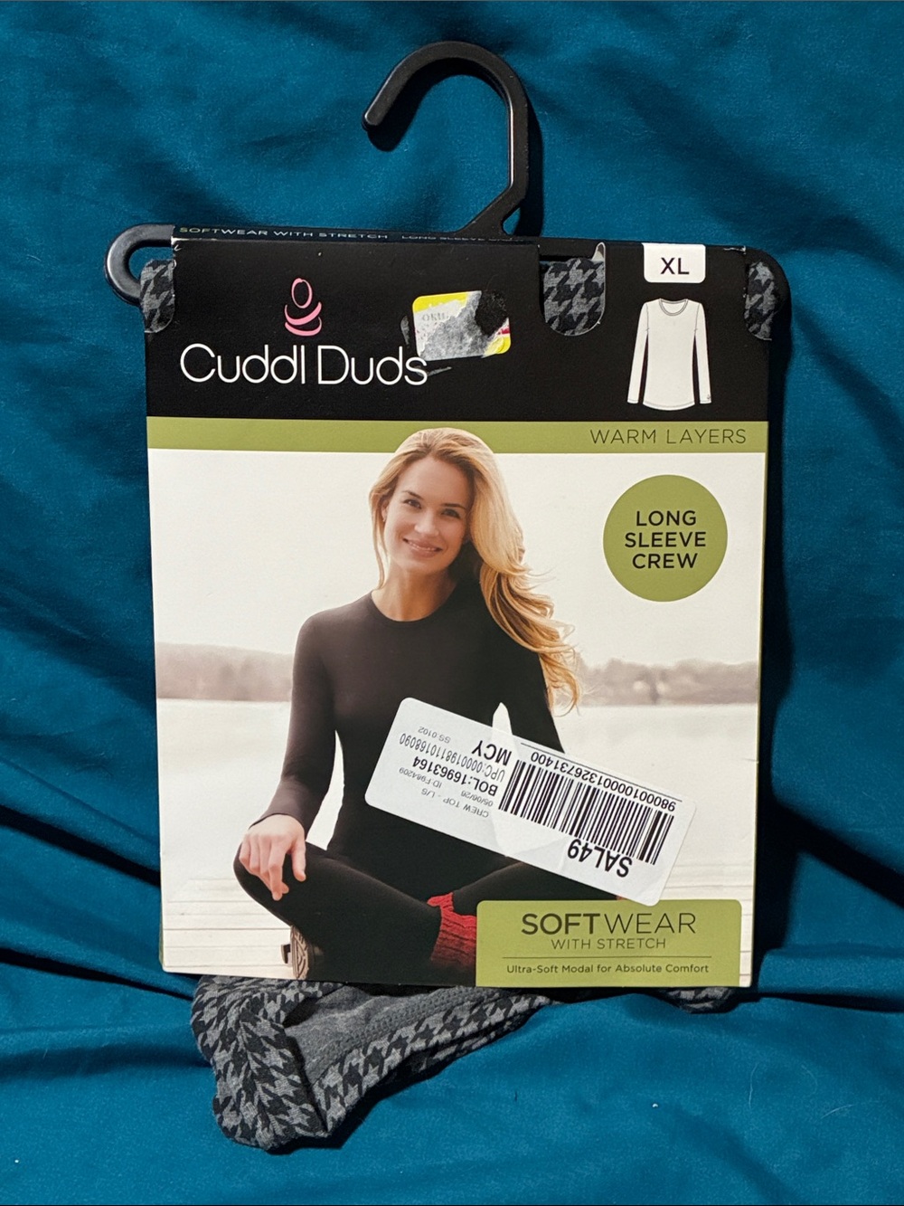 Cuddl Duds Long Sleeve Crew Top XL
